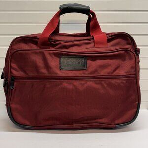 Lands' End Carry-On Travel Bag, Nylon, Red